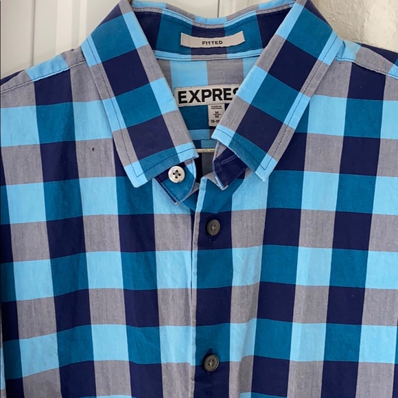 Men’s Plaid Button Down Dress Shirt - Picture 2 of 4